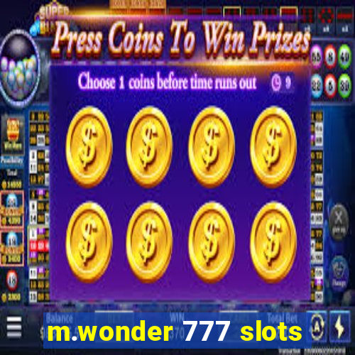 m.wonder 777 slots